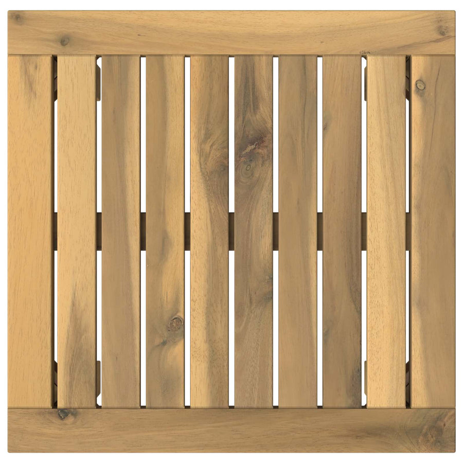 Salontafel Wit 40 x 40,5 x 36 cm Massief Acaciahout