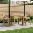 Salontafel Wit 50 x 48,5 x 36 cm Massief Acaciahout