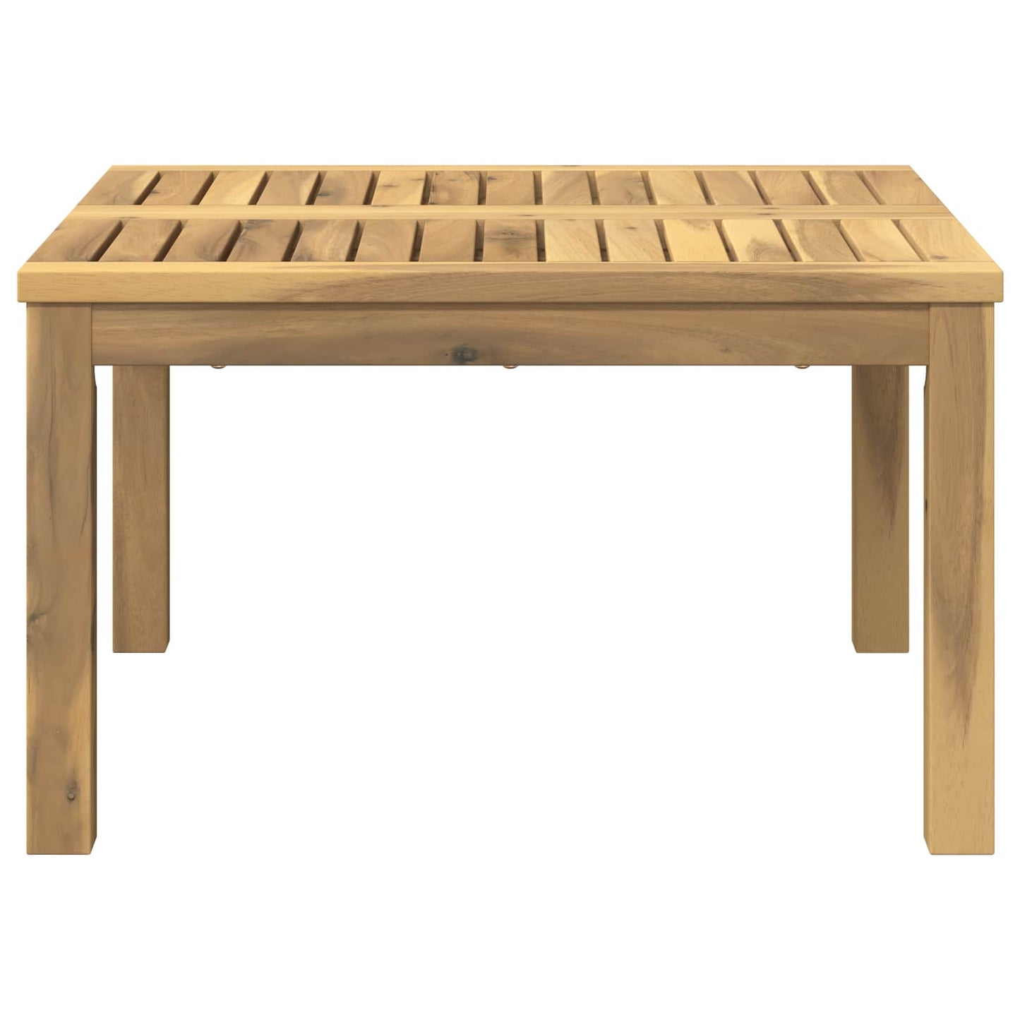 Salontafel Wit 60 x 60,5 x 36 cm Massief Acaciahout