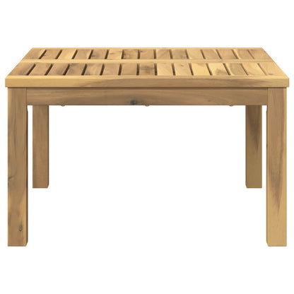 Salontafel Wit 60 x 60,5 x 36 cm Massief Acaciahout