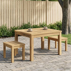 Salontafel Wit 50 x 60,5 x 36 cm Massief Acaciahout