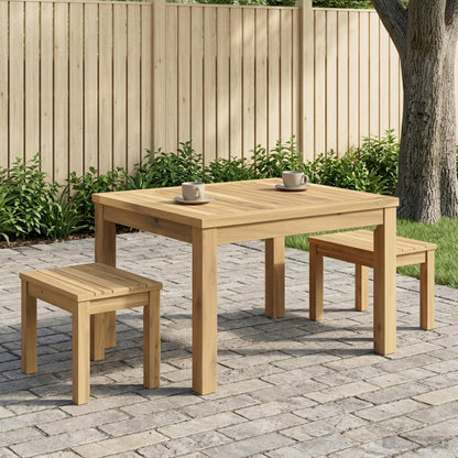 Salontafel Wit 50 x 60,5 x 36 cm Massief Acaciahout