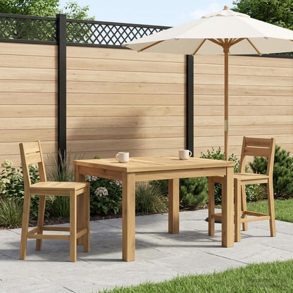Salontafel Wit 50 x 60,5 x 36 cm Massief Acaciahout