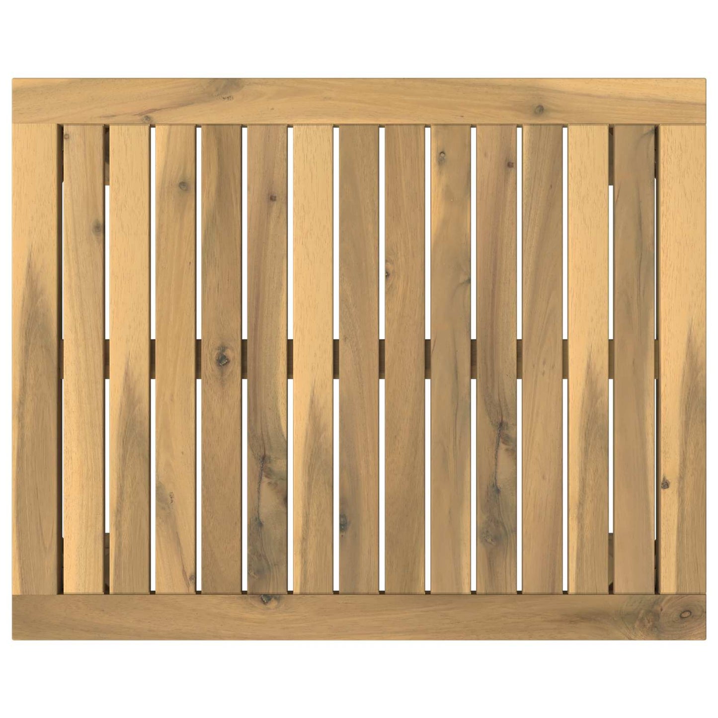 Salontafel Wit 50 x 60,5 x 36 cm Massief Acaciahout