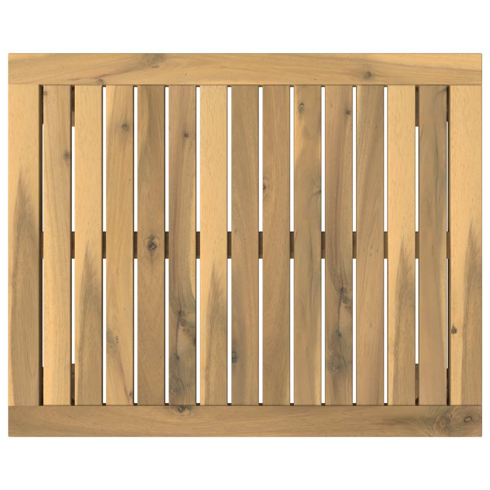 Salontafel Wit 50 x 60,5 x 36 cm Massief Acaciahout