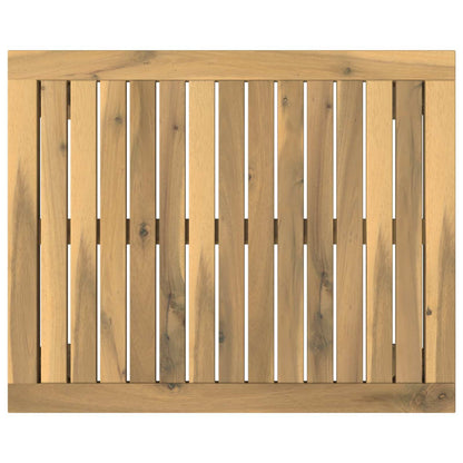 Salontafel Wit 50 x 60,5 x 36 cm Massief Acaciahout
