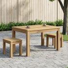 Salontafel Wit 50 x 68,5 x 36 cm Massief Acaciahout