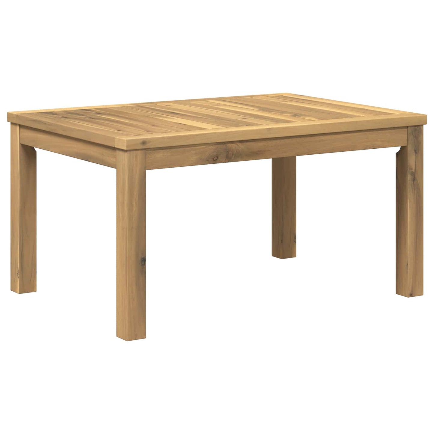 Salontafel Wit 50 x 68,5 x 36 cm Massief Acaciahout
