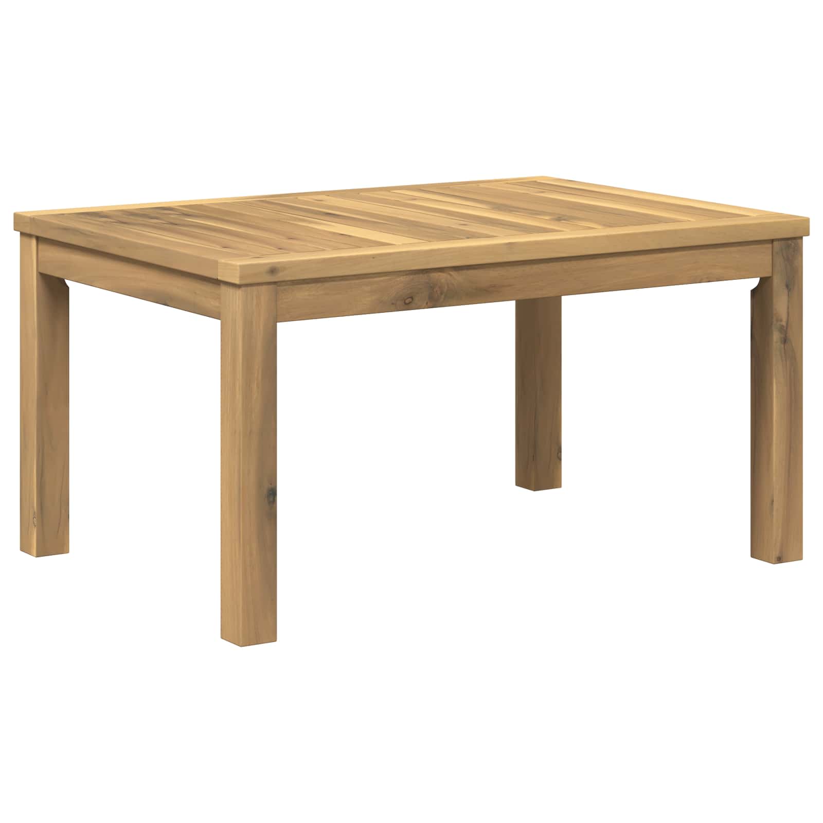 Salontafel Wit 50 x 68,5 x 36 cm Massief Acaciahout