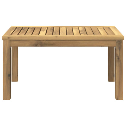 Salontafel Wit 50 x 68,5 x 36 cm Massief Acaciahout