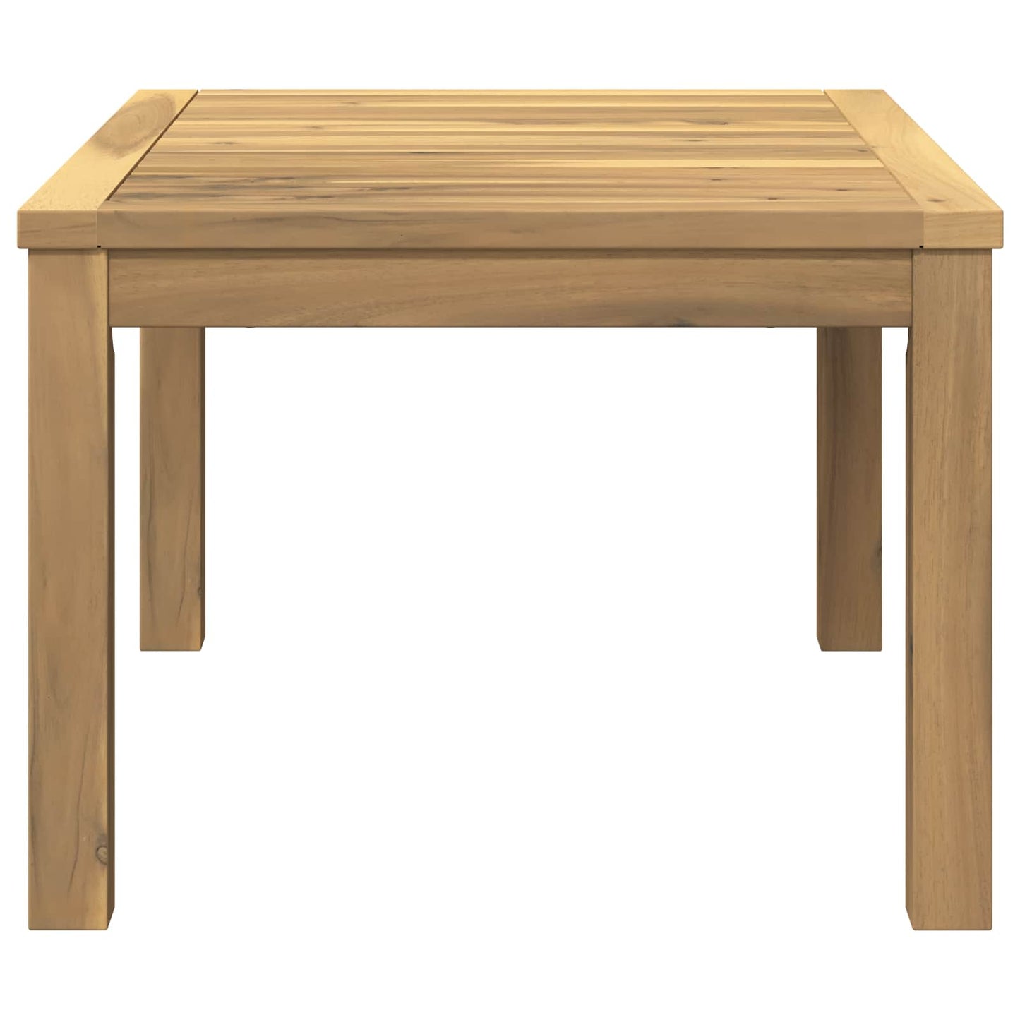 Salontafel Wit 50 x 68,5 x 36 cm Massief Acaciahout