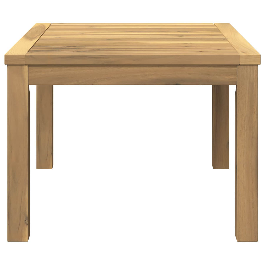 Salontafel Wit 50 x 68,5 x 36 cm Massief Acaciahout