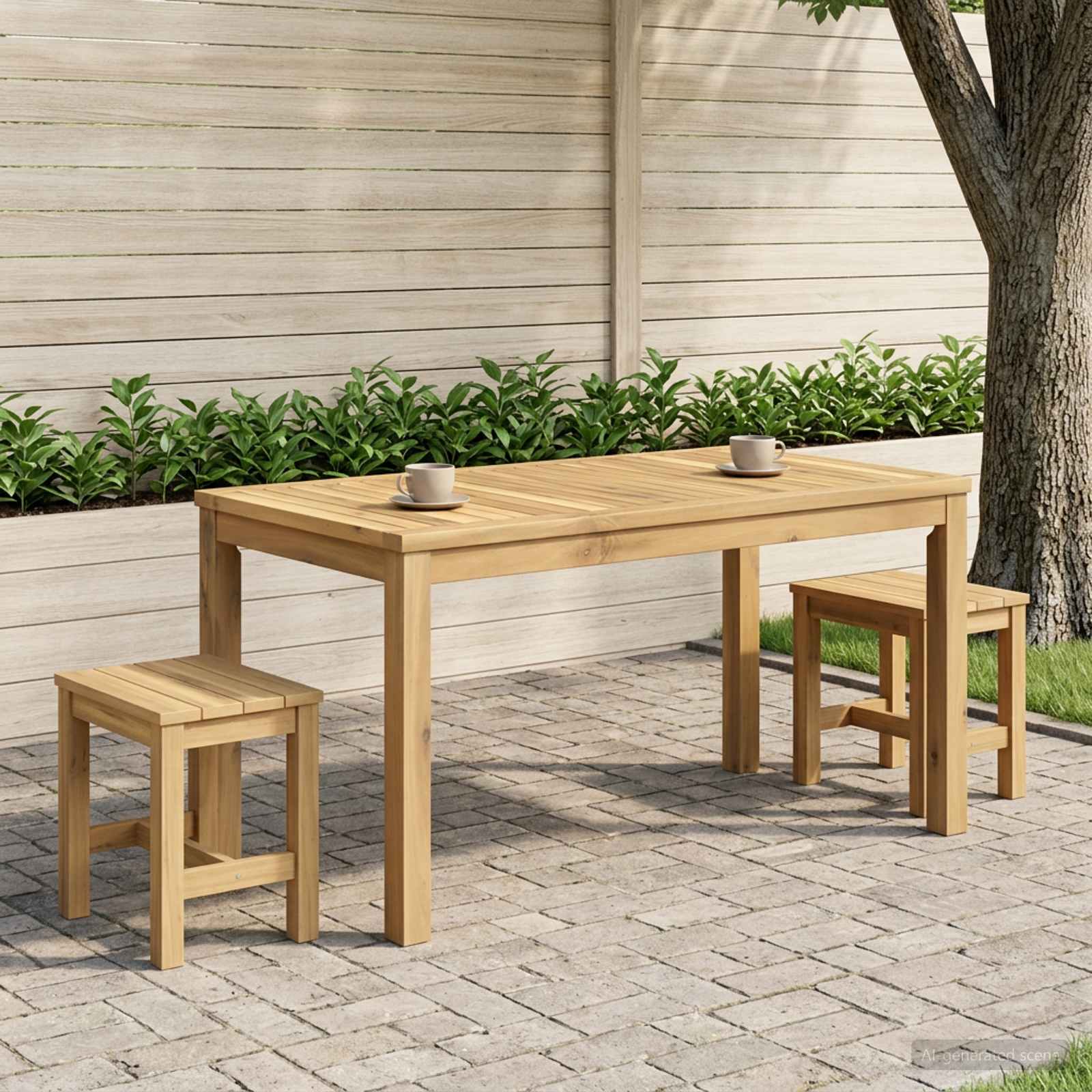 Salontafel Wit 50 x 100,5 x 45 cm Massief Acaciahout