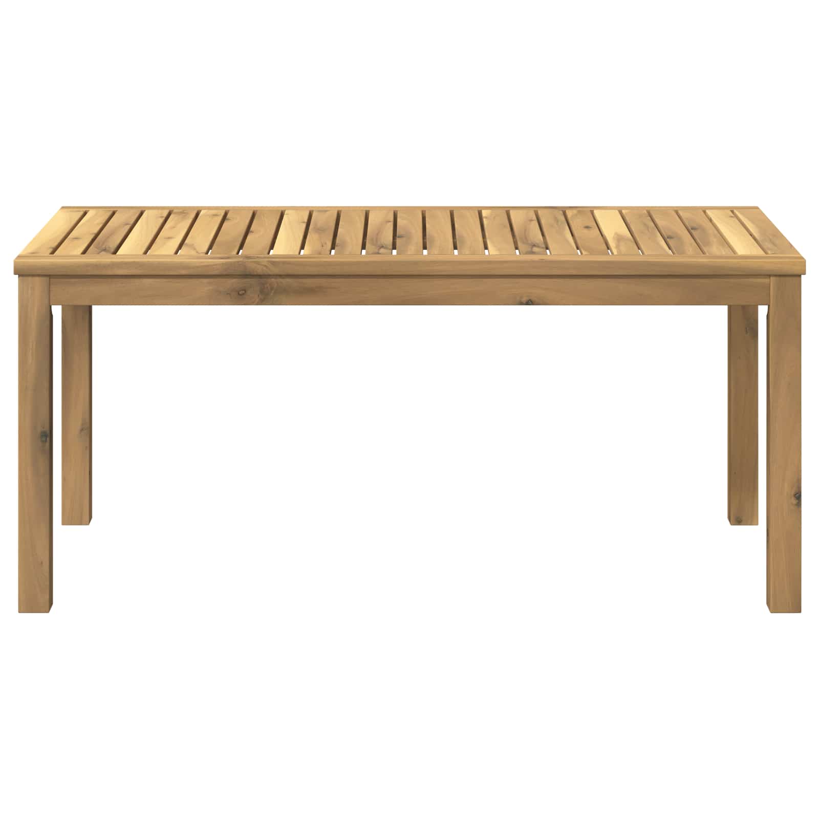 Salontafel Wit 50 x 100,5 x 45 cm Massief Acaciahout