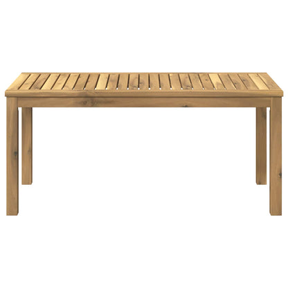 Salontafel Wit 50 x 100,5 x 45 cm Massief Acaciahout