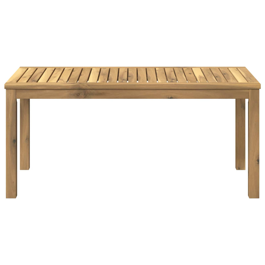 Salontafel Wit 50 x 100,5 x 45 cm Massief Acaciahout