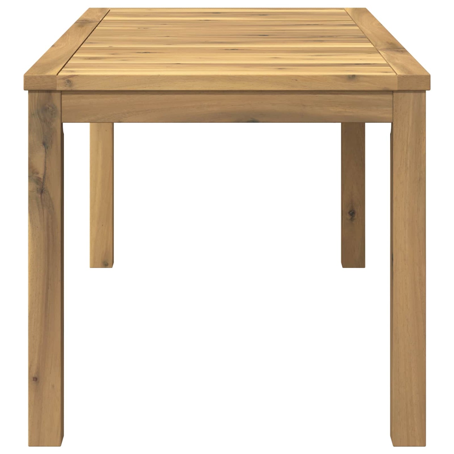 Salontafel Wit 50 x 100,5 x 45 cm Massief Acaciahout