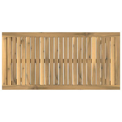 Salontafel Wit 50 x 100,5 x 45 cm Massief Acaciahout