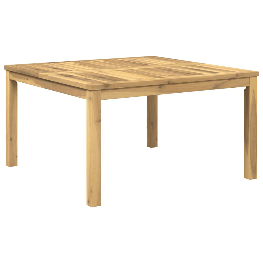 Salontafel Wit 80 x 80,5 x 45 cm Massief Acaciahout