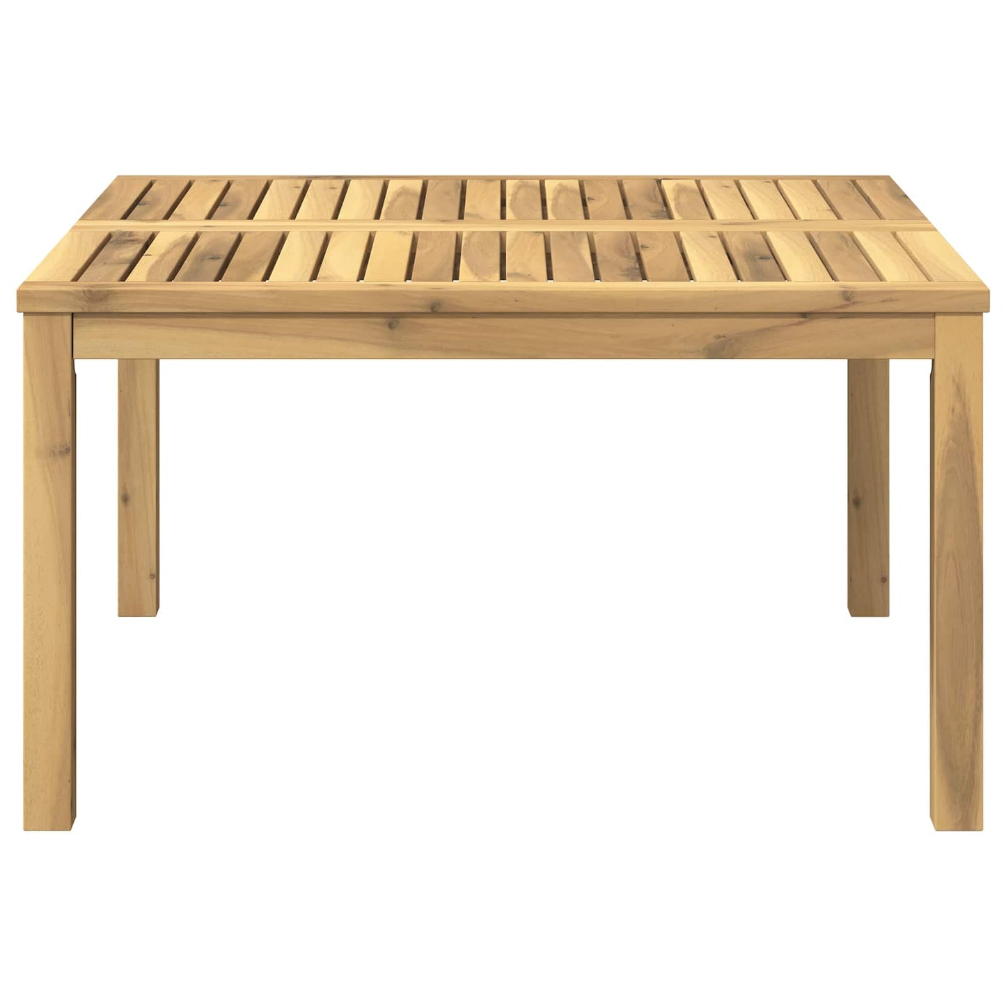 Salontafel Wit 80 x 80,5 x 45 cm Massief Acaciahout