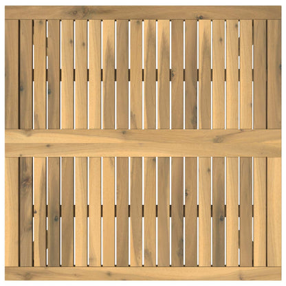Salontafel Wit 80 x 80,5 x 45 cm Massief Acaciahout