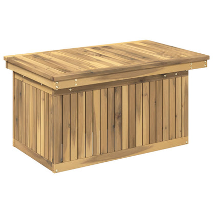Tuinfoto Tafel Massief Acaciahout Hoogte Verstelbaar Wit
