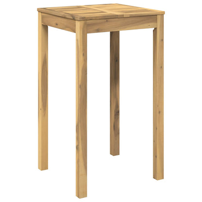 Tuinbar Tafel Wit 60 x 60,5 x 105 cm Massief Acaciahout