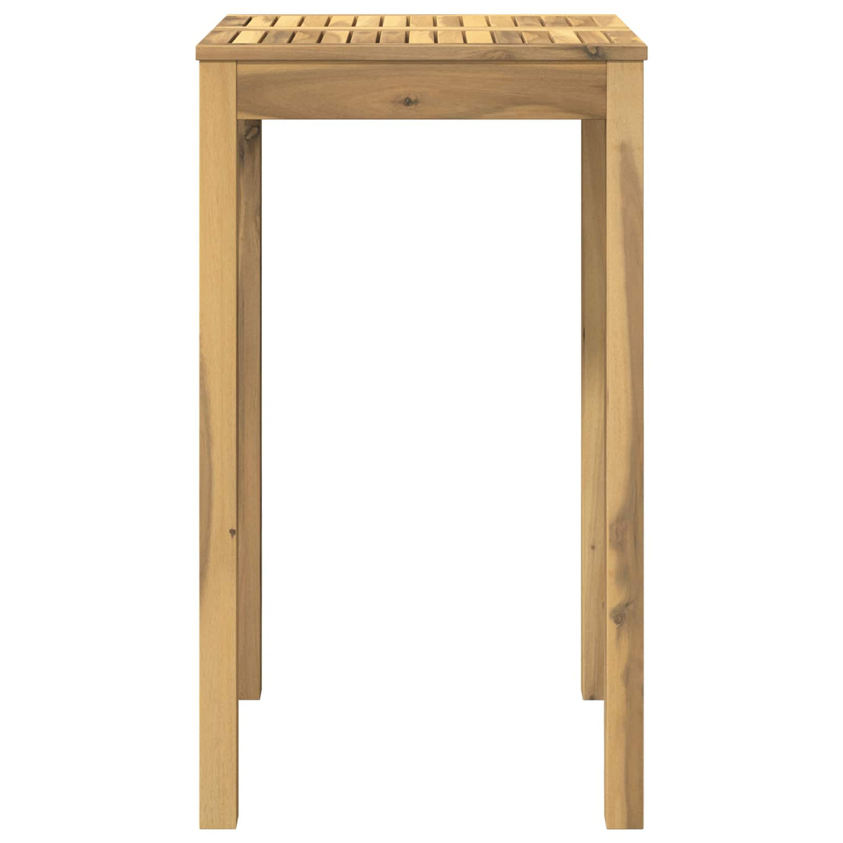 Tuinbar Tafel Wit 60 x 60,5 x 105 cm Massief Acaciahout