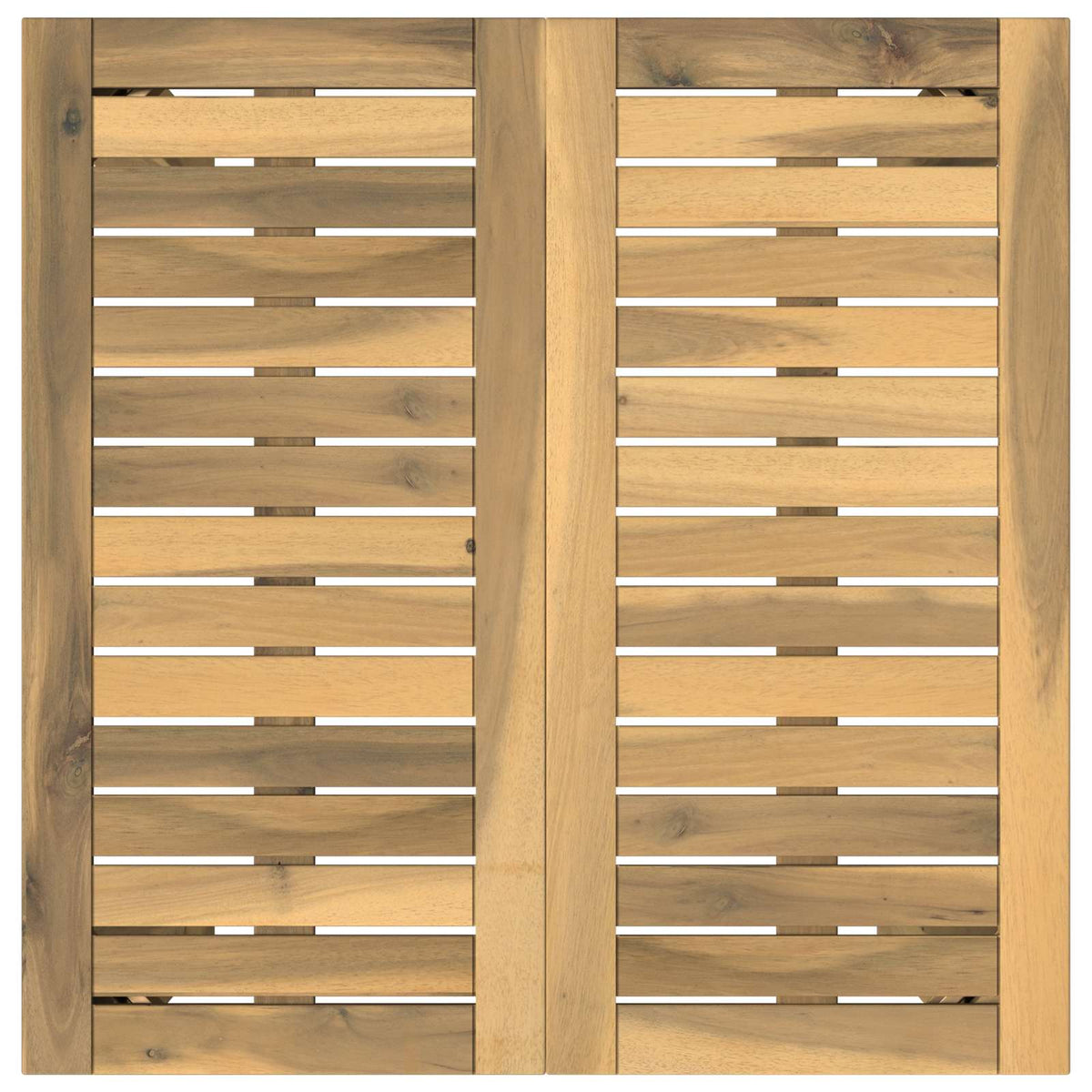 Tuinbar Tafel Wit 60 x 60,5 x 105 cm Massief Acaciahout