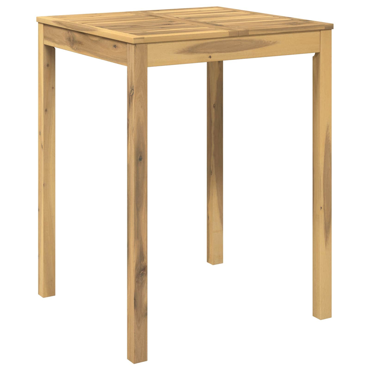 Tuinbar Tafel Wit 80 x 80,5 x 105 cm Massief Acaciahout