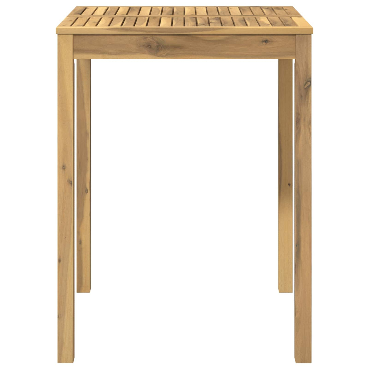 Tuinbar Tafel Wit 80 x 80,5 x 105 cm Massief Acaciahout