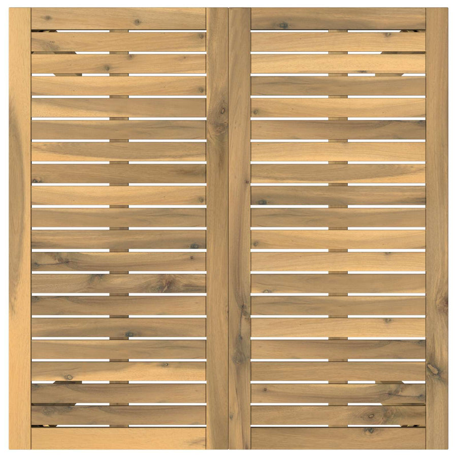 Tuinbar Tafel Wit 80 x 80,5 x 105 cm Massief Acaciahout