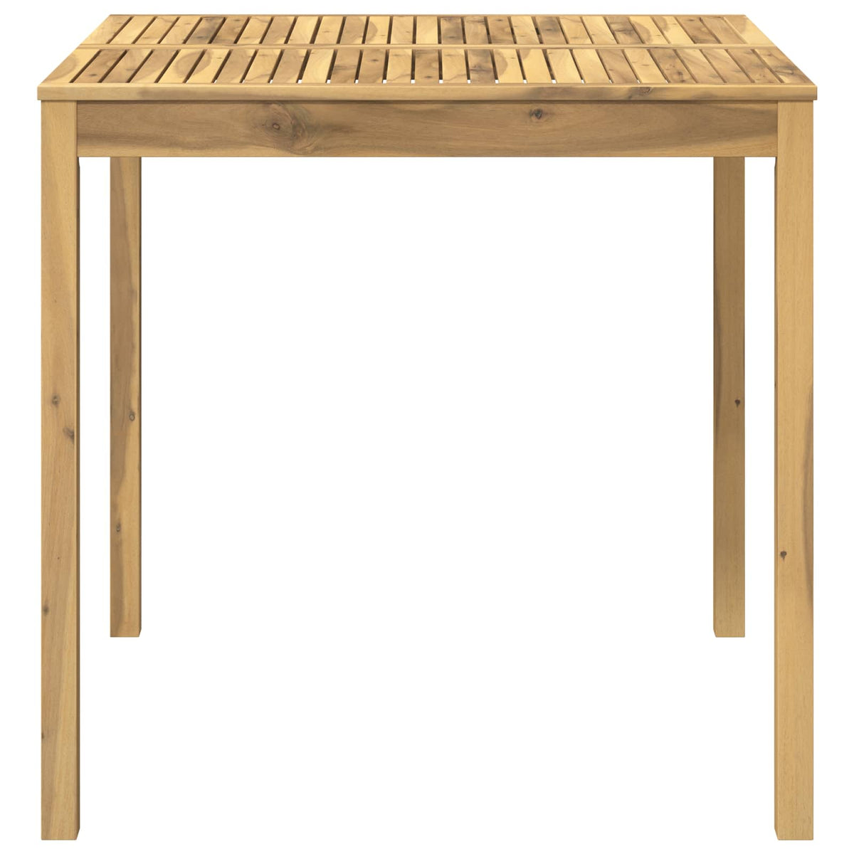 Tuinbar Tafel Wit 110 x 108,5 x 105 cm Massief Acaciahout