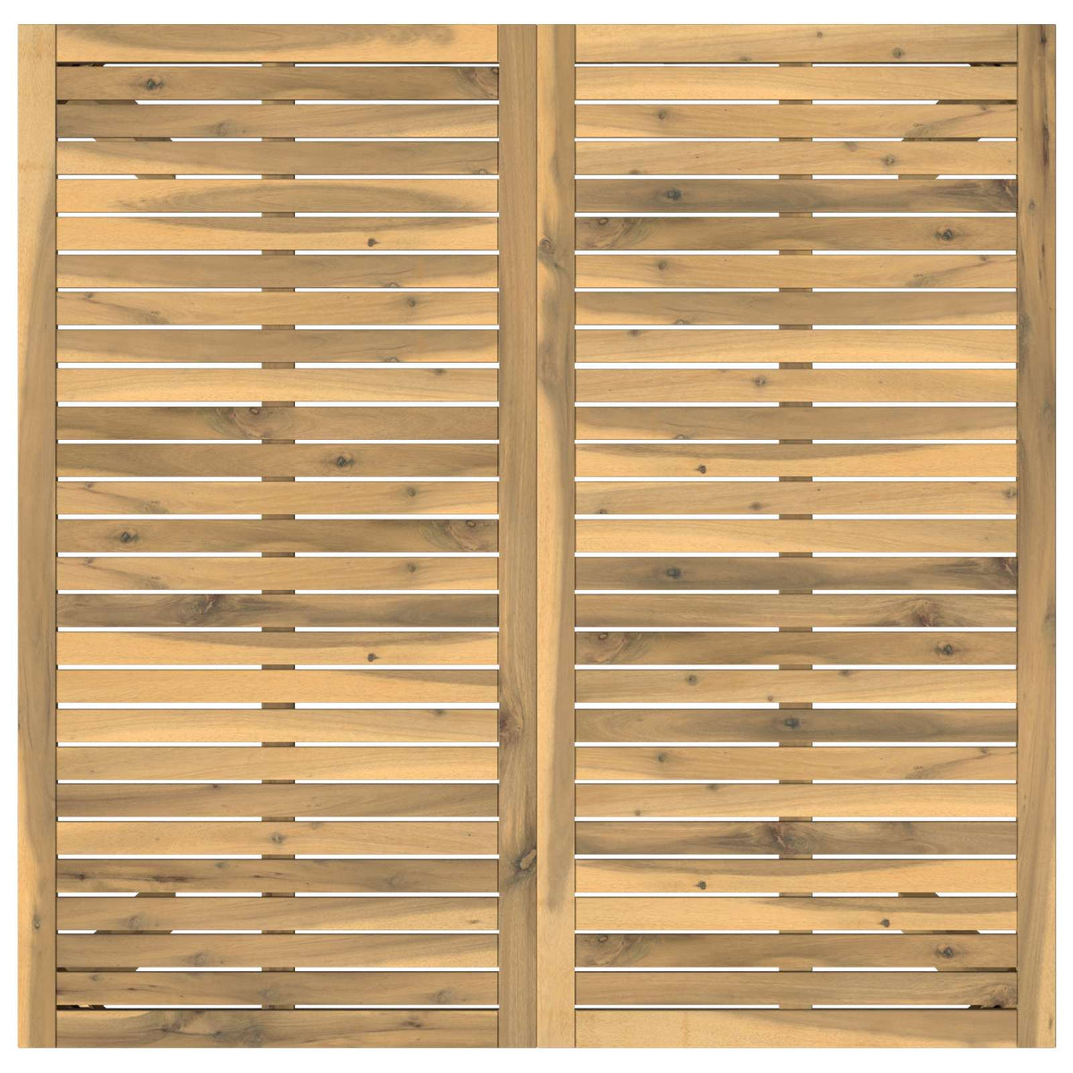Tuinbar Tafel Wit 110 x 108,5 x 105 cm Massief Acaciahout