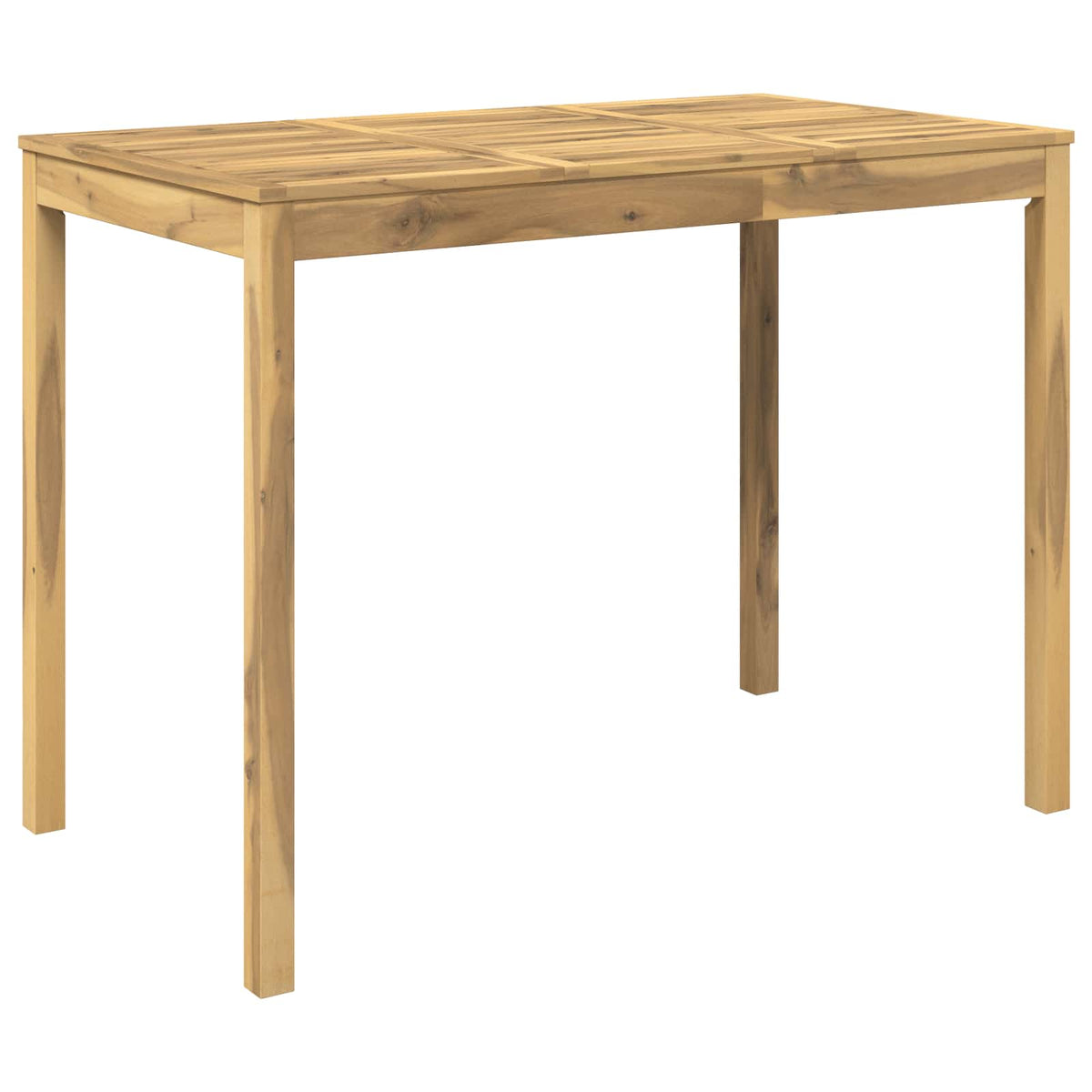 Tuinbar Tafel Wit 141 x 80,5 x 105 cm Massief Acaciahout