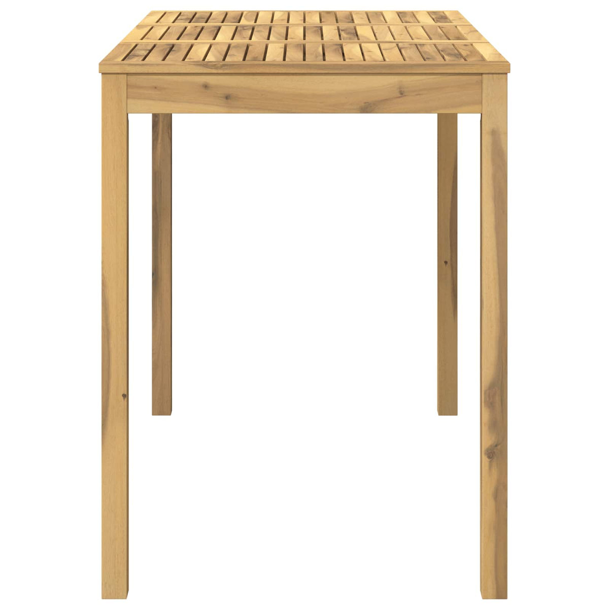 Tuinbar Tafel Wit 141 x 80,5 x 105 cm Massief Acaciahout