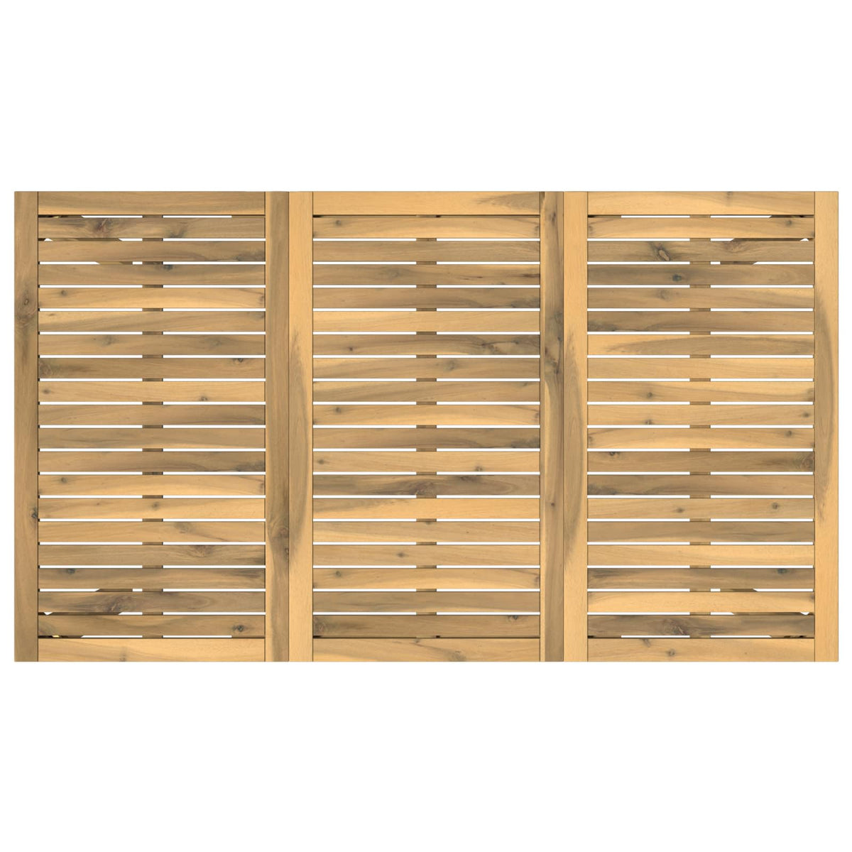 Tuinbar Tafel Wit 141 x 80,5 x 105 cm Massief Acaciahout