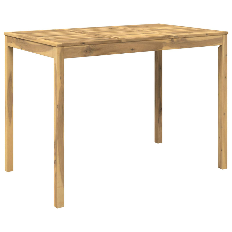 Tuinbar Tafel Wit 147 x 88,5 x 105 cm Massief Acaciahout