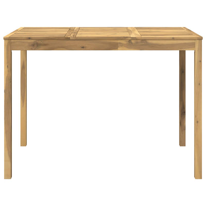 Tuinbar Tafel Wit 147 x 88,5 x 105 cm Massief Acaciahout