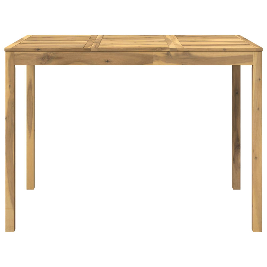 Tuinbar Tafel Wit 147 x 88,5 x 105 cm Massief Acaciahout