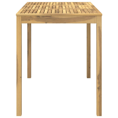 Tuinbar Tafel Wit 147 x 88,5 x 105 cm Massief Acaciahout