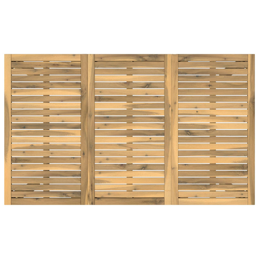 Tuinbar Tafel Wit 147 x 88,5 x 105 cm Massief Acaciahout
