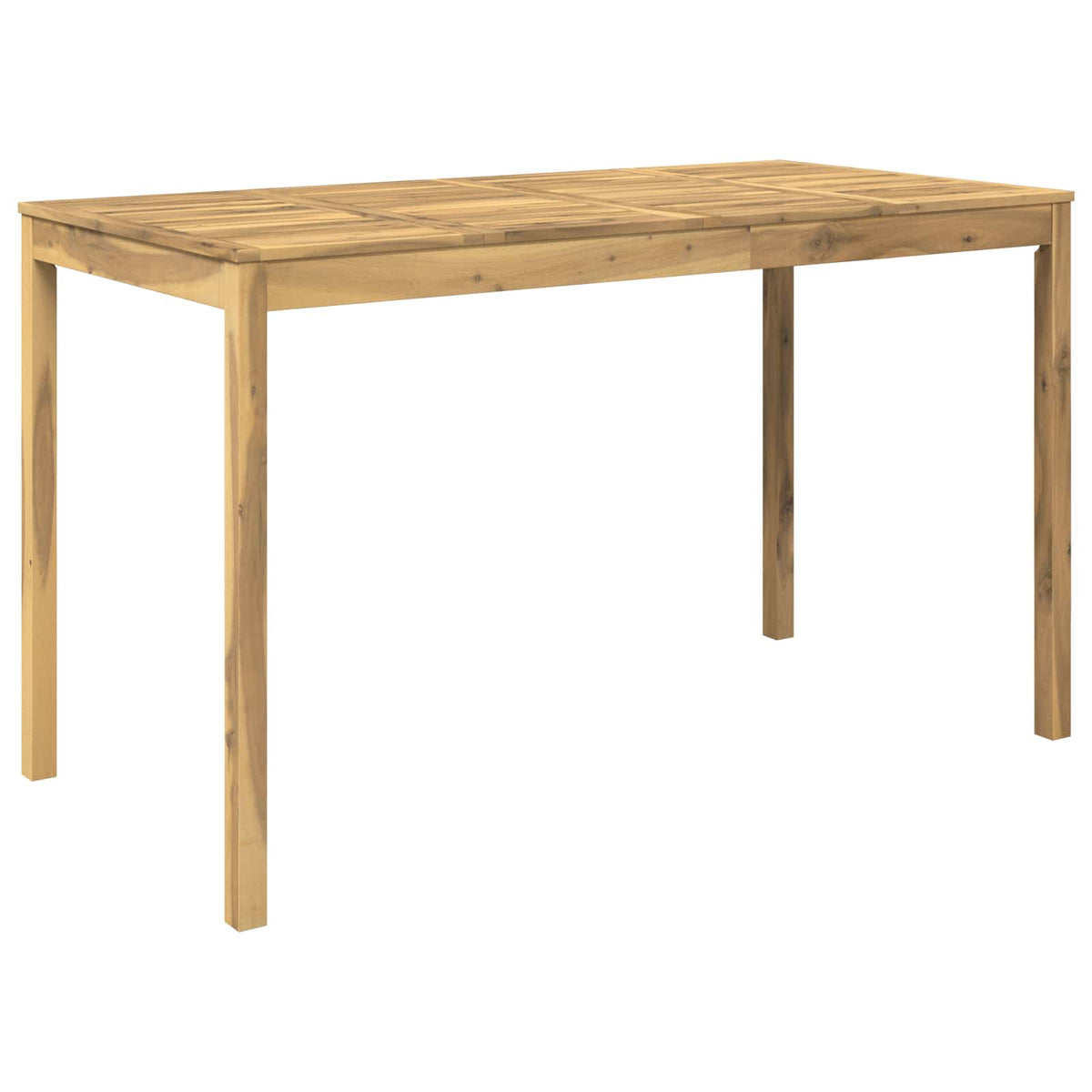 Tuinbar Tafel Wit 180 x 88,5 x 105 cm Massief Acaciahout
