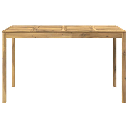 Tuinbar Tafel Wit 180 x 88,5 x 105 cm Massief Acaciahout