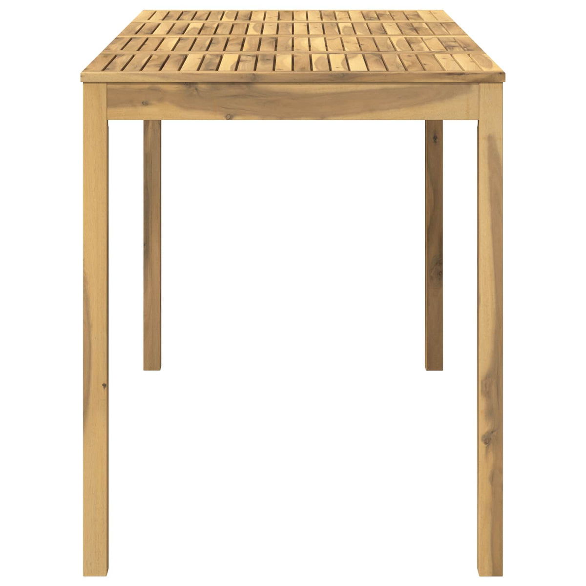 Tuinbar Tafel Wit 180 x 88,5 x 105 cm Massief Acaciahout