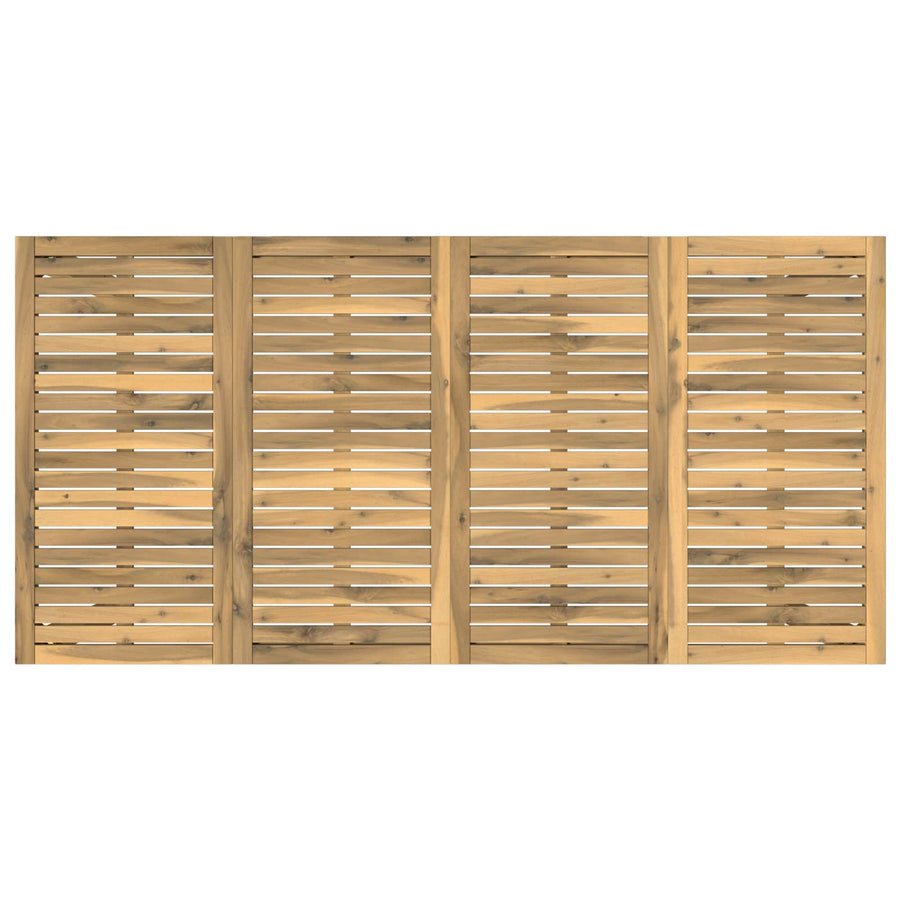 Tuinbar Tafel Wit 180 x 88,5 x 105 cm Massief Acaciahout