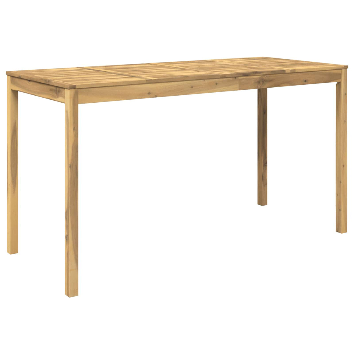 Tuinbar Tafel Wit 196 x 80,5 x 105 cm Massief Acaciahout