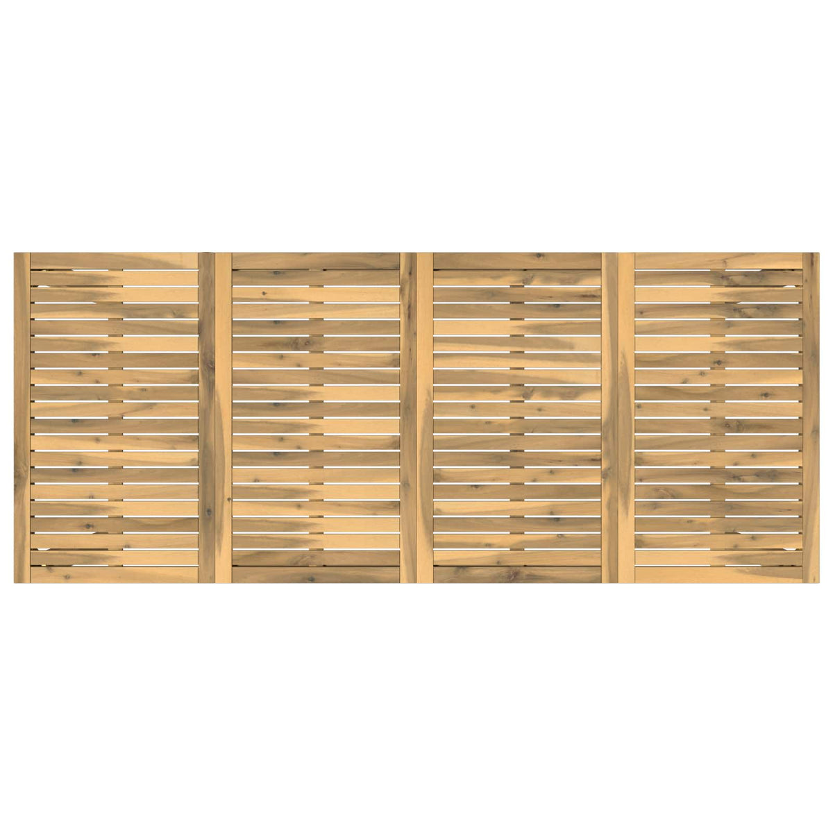 Tuinbar Tafel Wit 196 x 80,5 x 105 cm Massief Acaciahout