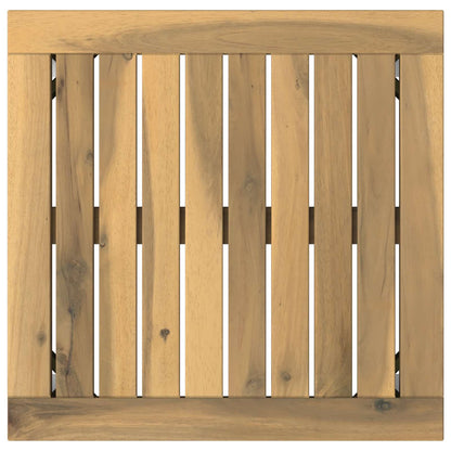 Salontafel Wit 40 x 40,5 x 36 cm Massief Acaciahout