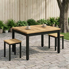 Salontafel massief acaciahout 50x60,5x36 cm